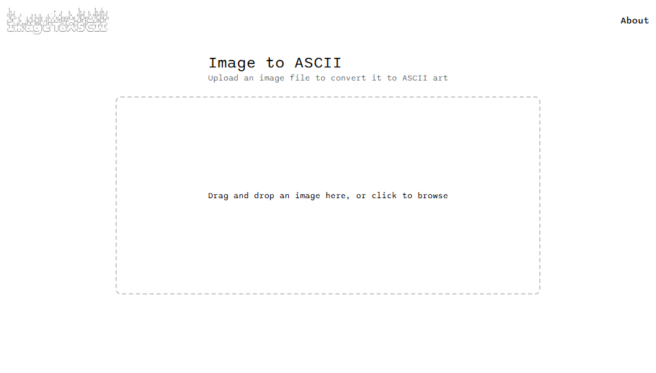 Image to ASCII